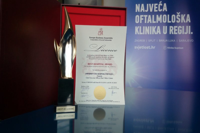 Klinika Svjetlost je dobitnik prestižne evropske nagrade „Best Regional Hospital“