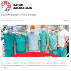 Svjetska premijera u Klinici Svjetlost (Radio Dalmacija)