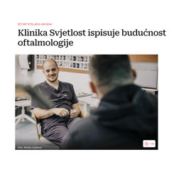 Svjetlost ispisuje budućnost oftalmologije (Večernji list)