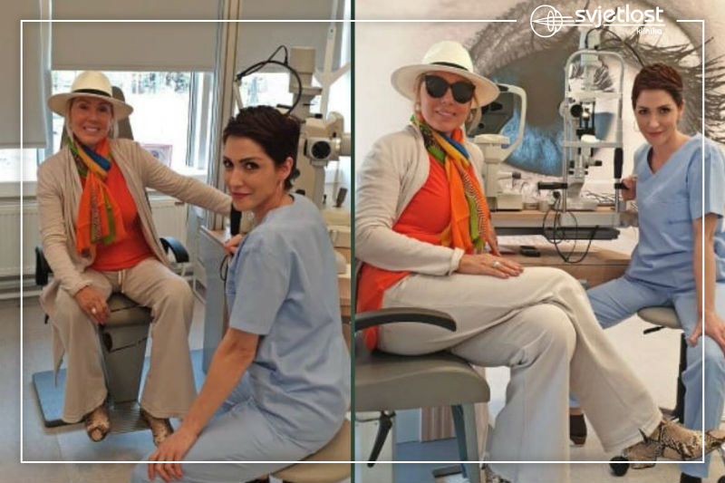 Lepa Brena has changed her view of the world in Svjetlost Eye Clinic