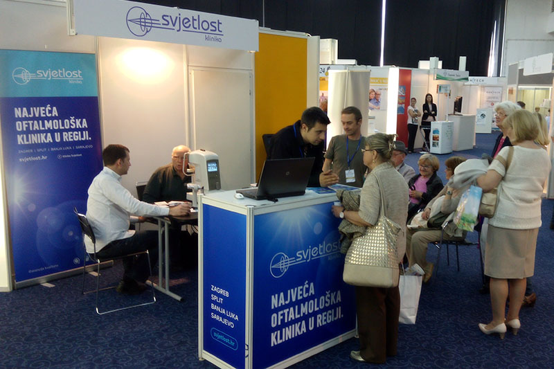 Oftalmološka Klinika Svjetlost na sajmu 50+ generacija PRAVO DOBA