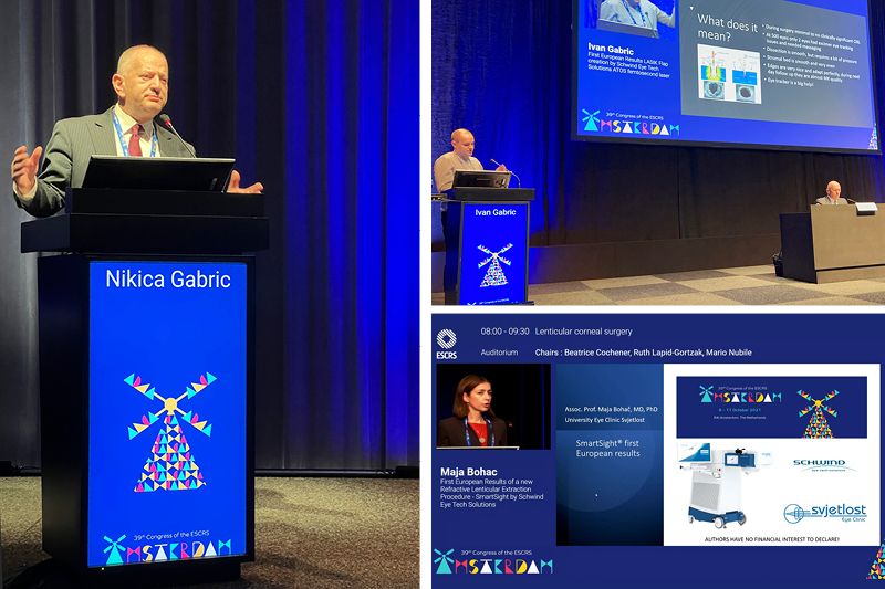 Das Team der Svjetlost Klinik nahm mit 4 Vorträgen am Europäischen Kongress für Refraktive und Kataraktchirurgie in Amsterdam teil