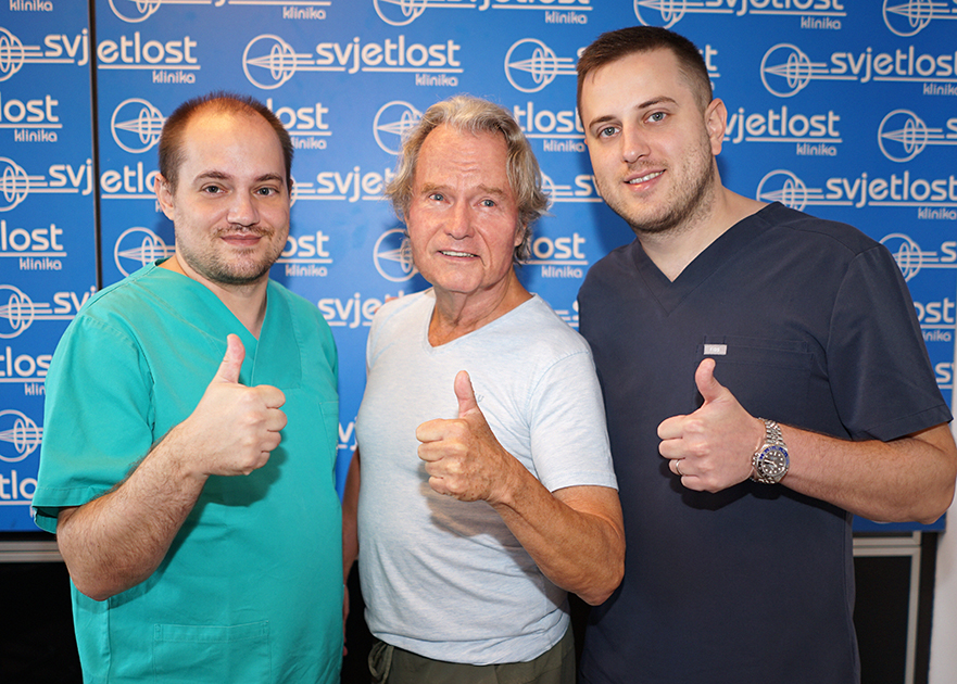 Slavni glumac John Savage također progledao u Klinici Svjetlost